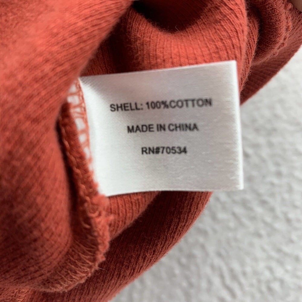Orvis‎ 1/4 Zip Knit Jacket Mens Medium M Flip Cuff Red Blue Floral Outdoors Dad - Picture 12 of 13